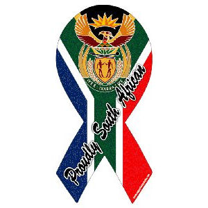 Proudly South African Ribbon Magnet
