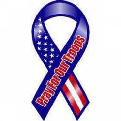 Pray For Our Troops - Ribbon Magnet