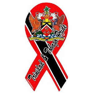 Trinidad and Tobago Pride Flag Ribbon Magnet