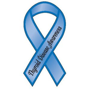 Thyroid Disease Awareness Ribbon Magnet