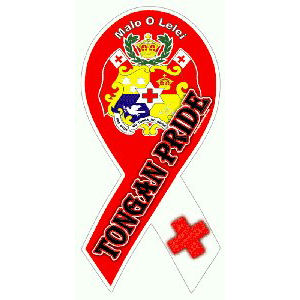 Tongan Pride - Ribbon Magnet