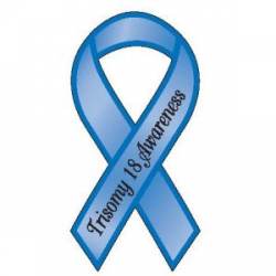 Trisomy 18 Awareness - Ribbon Magnet