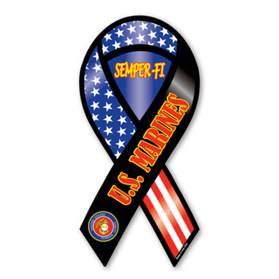 Marines Semper-Fi Ribbon Magnet