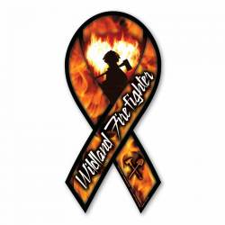 Wildland Firefighter -  Ribbon Magnet