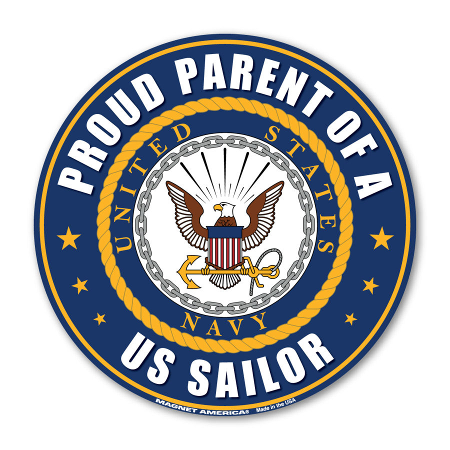 Proud Parent Of A Sailor Magnet