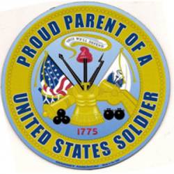 Proud Parent Of A United States Soldier - Round Magnet