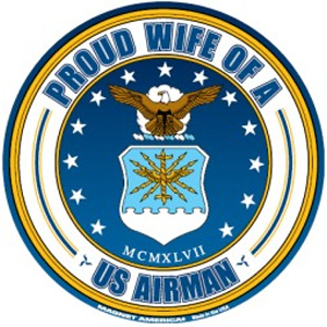 Proud Wife Of An Airman Magnet