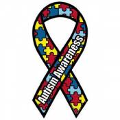 Autism Awareness - Mini Ribbon Magnet