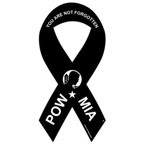 POW MIA Mini Ribbon Magnet