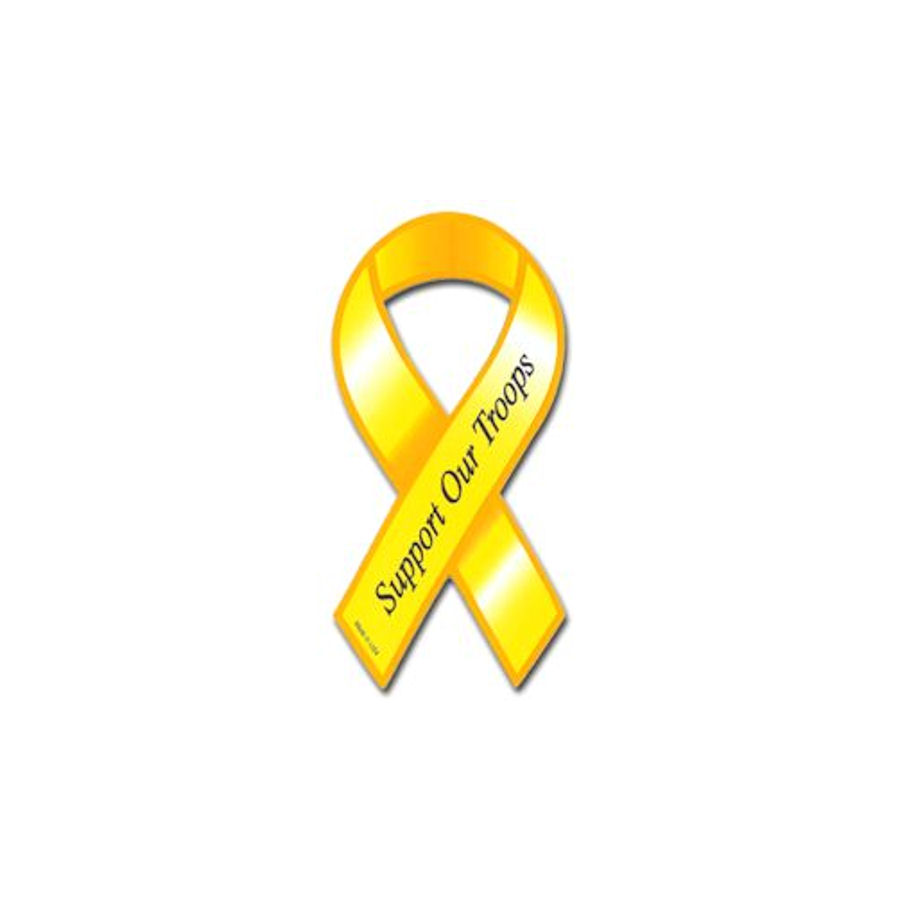 Support our Troops Mini Ribbon Magnet