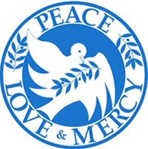 Peace Love Mercy - Magnet