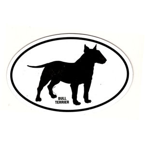 Bull Terrier Oval Magnet