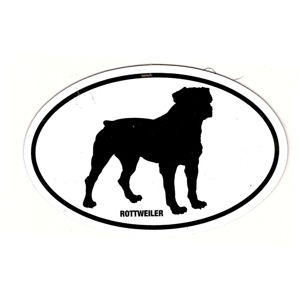 Rottweiler Oval Magnet