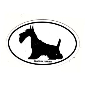 Scottish Terrier Oval Magnet