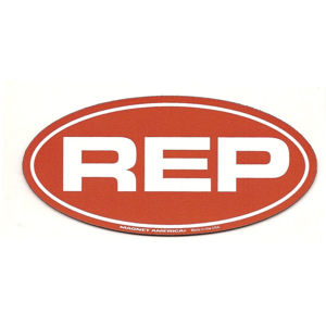 Republican Red Oval Magnet
