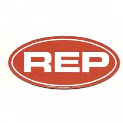 Republican Red - Oval Magnet