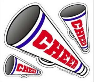 Cheer Megaphone Magnet