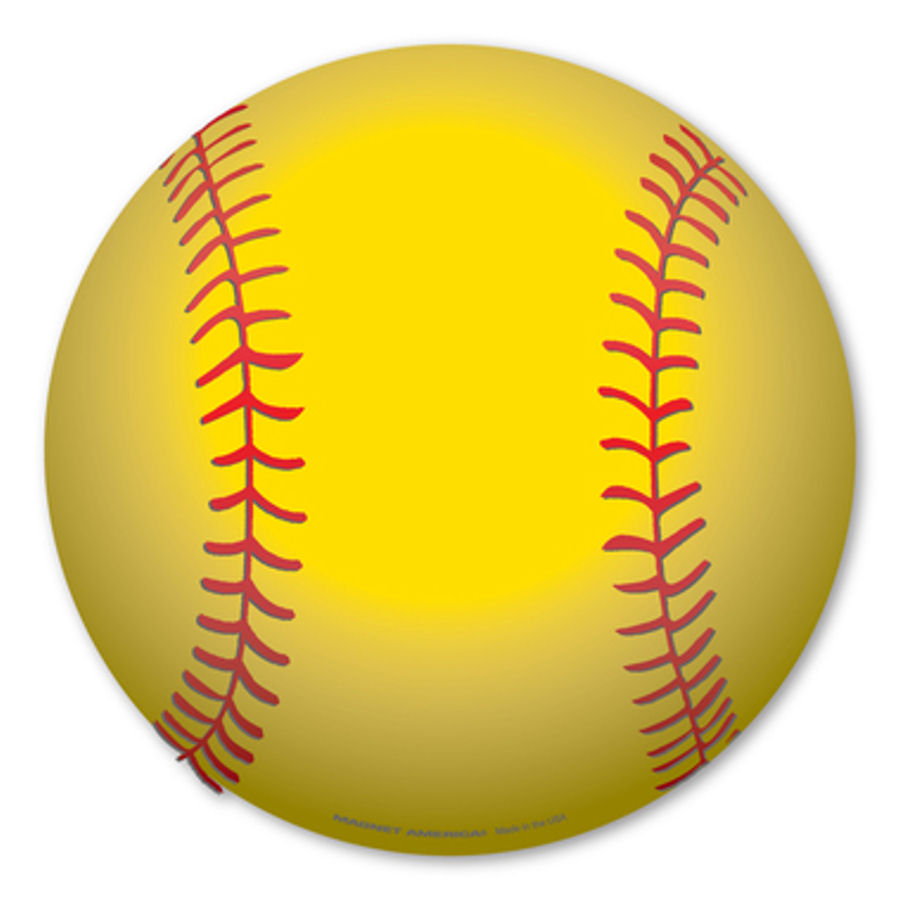 Softball Magnet