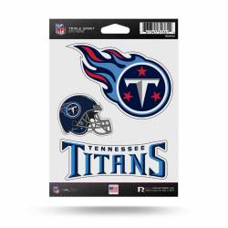 Tennessee Titans - Sheet Of 3 Triple Spirit Stickers