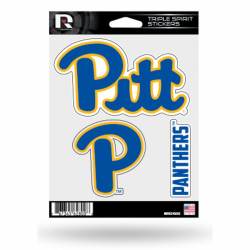 University Of Pittsburgh Panthers - Sheet Of 3 Triple Spirit Stickers