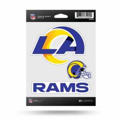 Los Angeles Rams 2020 Logo - Sheet Of 3 Triple Spirit Stickers