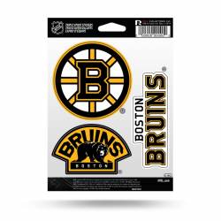 Boston Bruins - Sheet Of 3 Triple Spirit Stickers