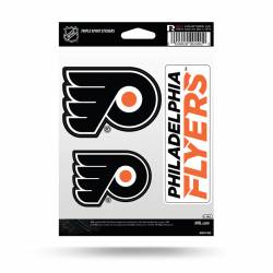 Philadelphia Flyers - Sheet Of 3 Triple Spirit Stickers