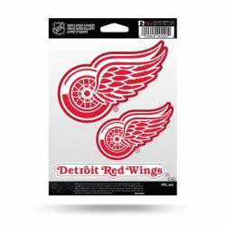 Detroit Red Wings - Sheet Of 3 Triple Spirit Stickers