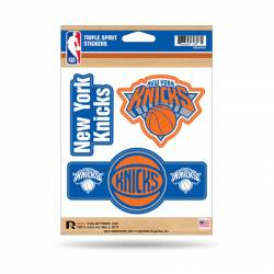 New York Knicks - Sheet Of 3 Triple Spirit Stickers