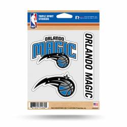 Orlando Magic - Sheet Of 3 Triple Spirit Stickers