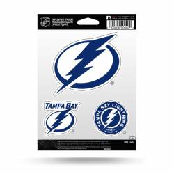 Tampa Bay Lightning - Sheet Of 3 Triple Spirit Stickers