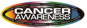 Cancer Awareness Slim Magnet