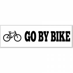 Go By Bike - Bumper Sticker