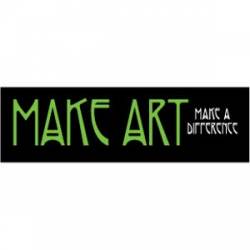 Make Art Make A Difference - Mini Sticker