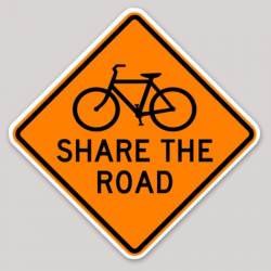 Bicycles Share The Road - Vinyl Sticker