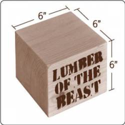 Lumber Of The Beast - Square Sticker