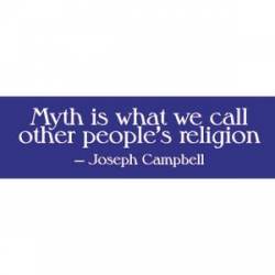 Myth Religion Joseph Campbell - Mini Sticker