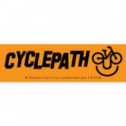 Cyclepath Bicyling - Mini Sticker