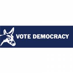 Vote Democracy - Mini Sticker