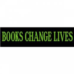 Books Change Lives - Bumper Sticker