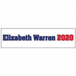 Elizabeth Warren 2020 - Bumper Sticker