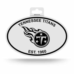 Tennessee Titans Est. 1960 - Black & White Oval Sticker