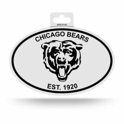 Chicago Bears Est. 1920 - Black & White Oval Sticker
