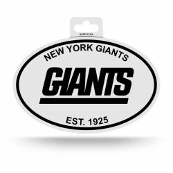 New York Giants Est. 1925 - Black & White Oval Sticker
