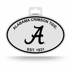 University of Alabama Crimson Tide Est. 1831 - Black & White Oval Sticker