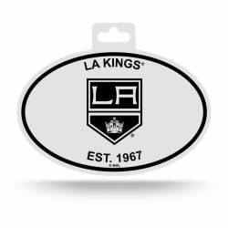 Los Angeles Kings Est. 1967 - Black & White Oval Sticker