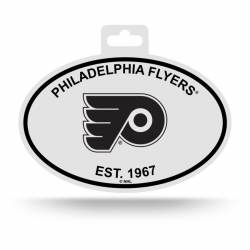 Philadelphia Flyers Est. 1967 - Black & White Oval Sticker