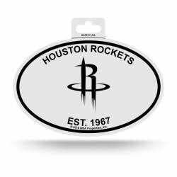 Houston Rockets Est 1967 - Black & White Oval Sticker