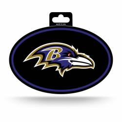 Baltimore Ravens - Full Color Oval Sticker