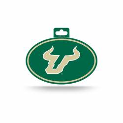 University Of South Florida Bulls - Full Color Oval Sticker